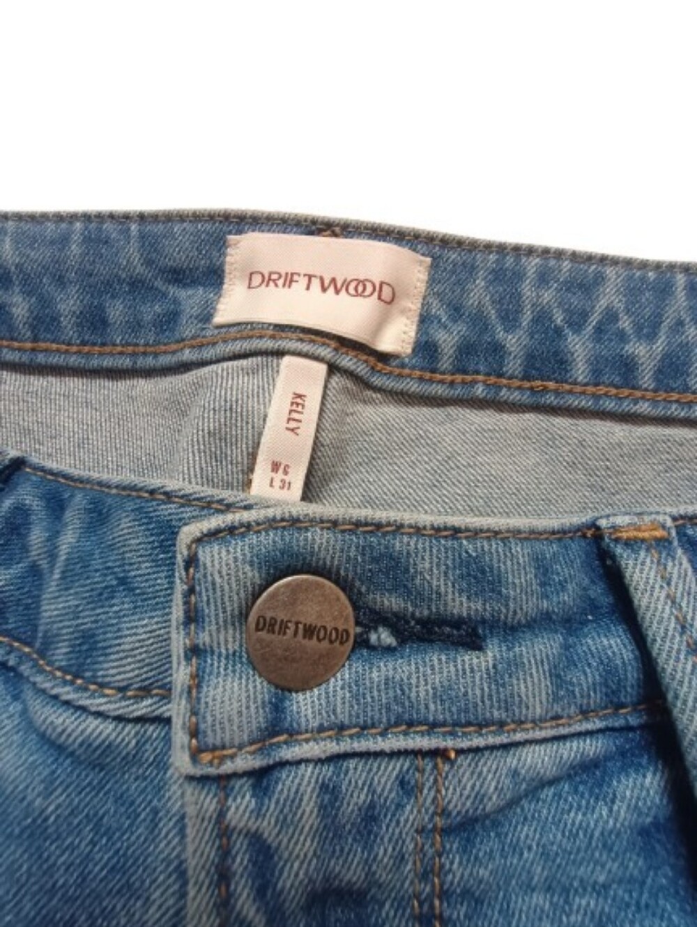 Driftwood kelly embroidered Floral jeans Size: 6 - Picture 8 of 10